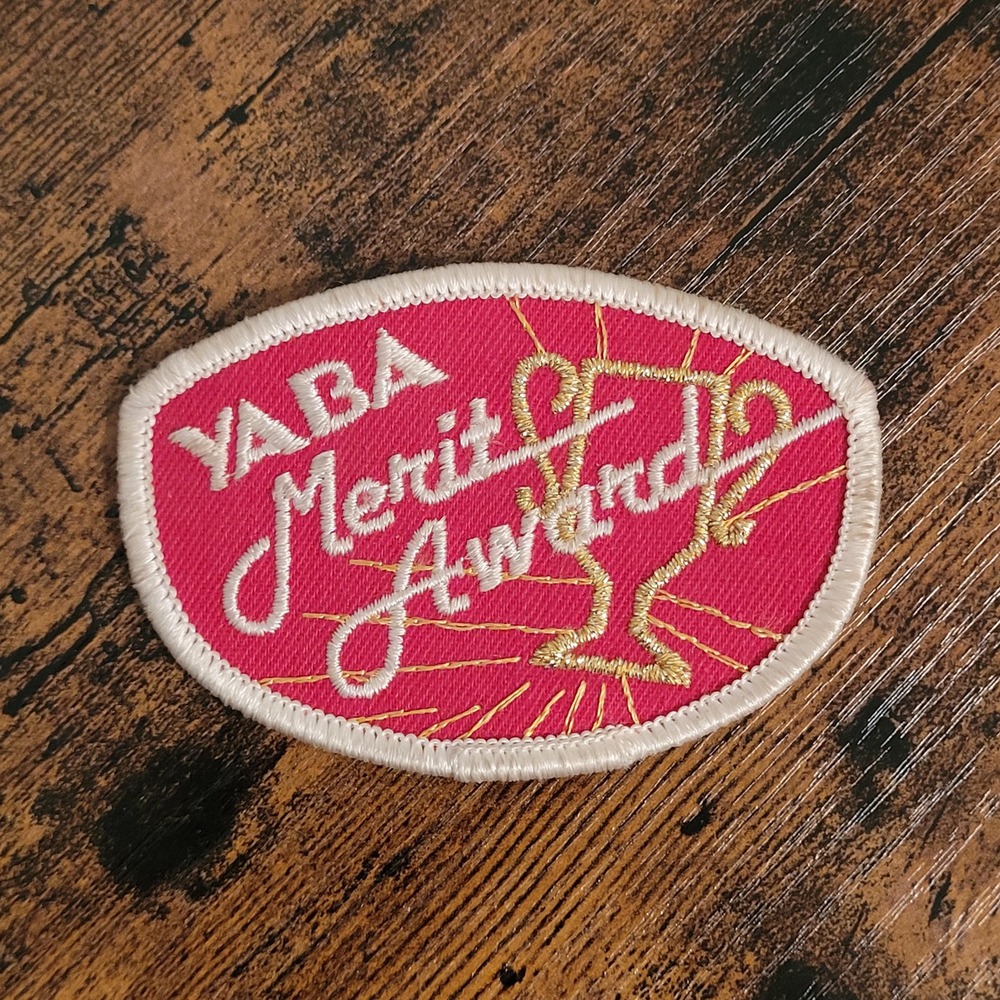 Vintage YABA Merit‎ Award Bowling Patch Sew-on